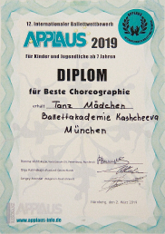 Applaus 2019 diplom Kashcheeva